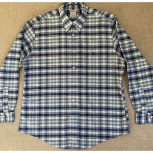 Brooks Brothers 1818 Regent XL Plaid Button Down Cotton Shirt Long Sleeve